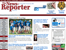 Tablet Screenshot of news-reporter.com